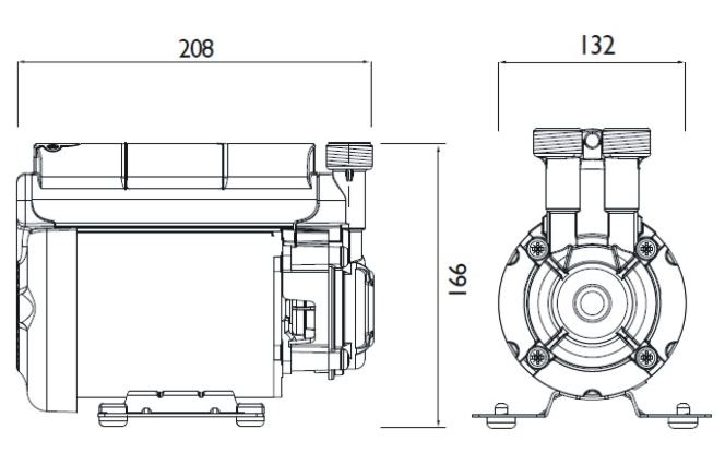 Bristan ST PUMP20SG shower booster pump diagram