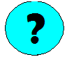Blue question mark