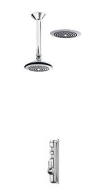 Aqualisa AXIS concealed with ceiling mounted fixed shower head