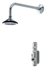 Aqualisa AXIS concealed with wall mounted fixed height shower head