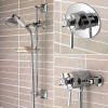 Bristan Art Deco surface or recessed shower valve and kit