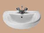 Twyford Entice semi recessed wash basin