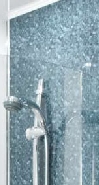 Waterproof wall panels for shower areas