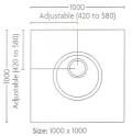 Aquadec Easyfit 3 - ADE1010GRY