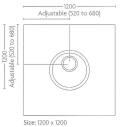 Aquadec Easyfit 4 - ADE1212GRY
