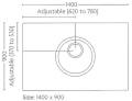 Aquadec Easyfit 6 - ADE1490GRY