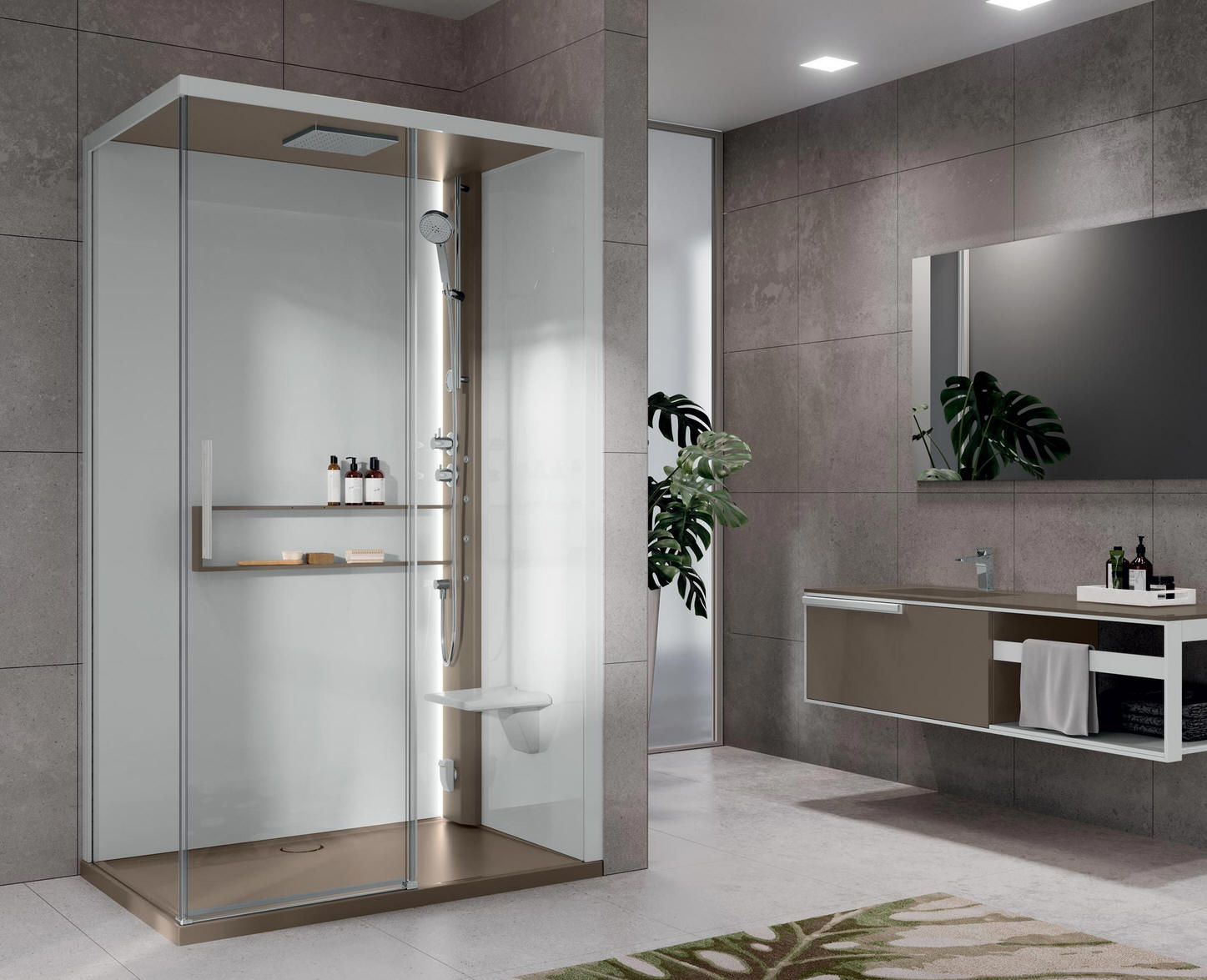 GLAX 2 2.0 shower pod in CORDA