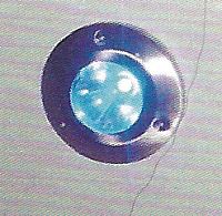 Optional blue LED low voltage lighting kit for shower cubicle