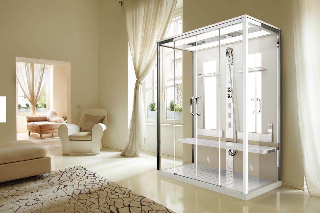 Luxurious Novellini NEXIS double shower pod
