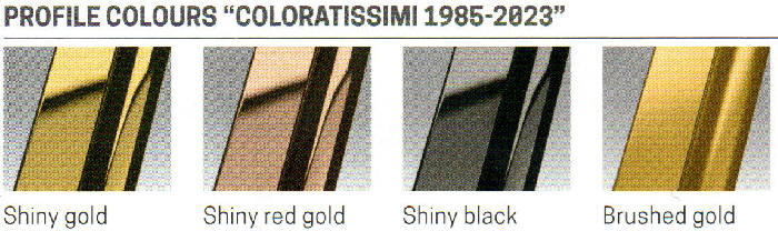 KUADRA H Glass special profile colour options 1