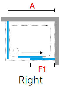 LUNES 2.0 2PH two part sliding shower door diagram (2)