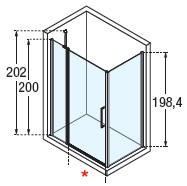 Young 2 - 2p F shower enclosure diagram 1