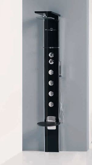 Novellini Cascata 3 shower panel with fold down seat