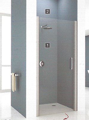 Novellini Giada alcove wet room shower doors and screens