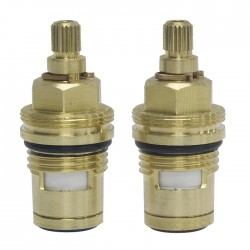Replacement quarter turn ceramic tap valves - half inch BSP
