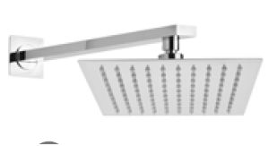 Tremercati Whistle overhead shower head and arm