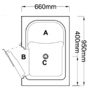 Vermont tub style bath diagram1