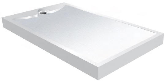 Pro Care Highfield low-level shower tray with above floor waste.