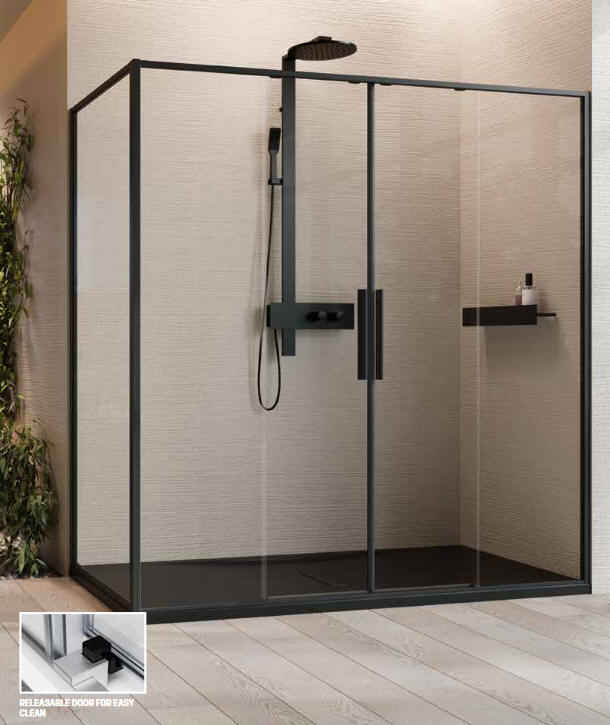 RIGA 2A twin sliding shower door (2)