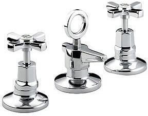 Bristan Art Deco 3 Hole Bidet Mixer