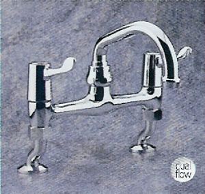 Bristan Lever Pillar Bridge Sink Mixer